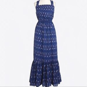 JCrew Ikat Maxi Dress